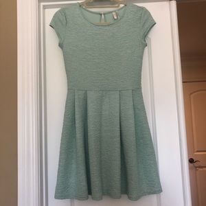 Mint A-line dress